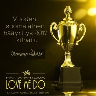 Jihuu!!! Tahtoo on ehdolla Vuoden suomalainen hääyritys 2017 -kisassa.