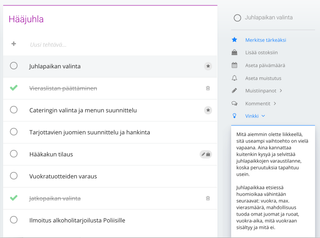 Listoilta löytyy luettavaksi vinkkejä, jotta ei tarvitse lähteä ihan nollasta liikkeelle.
